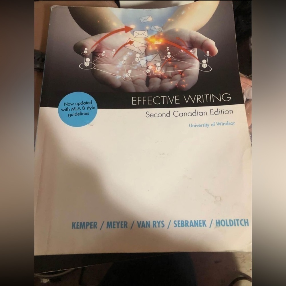 uwindsor effective writing second  edition